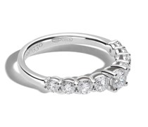 18kt Anniversary Weißgoldring