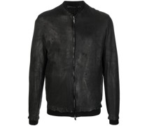 Lederjacke mit Reißverschluss