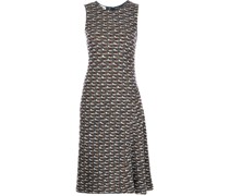 Bouclé-Midikleid mit Pailletten
