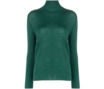 Kaschmirpullover mit Stehkragen