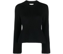 Gerippter Kaschmirpullover