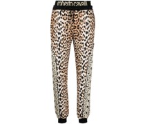 Jogginghose mit Leoparden-Print