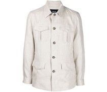 Man On The Boon. Hemdjacke mit Knopfleiste