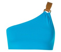 Einschultriges Bikinioberteil