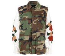 TU LIZE' Military-Jacke mit Stickerei