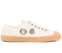 Sneakers mit Ösendetail