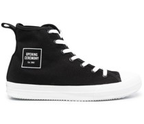 High-Top-Sneakers mit Logo