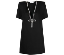 T-Shirtkleid mit Kristallen