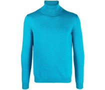 Rollkragenpullover mit Intarsien-Motiv