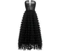 Schulterfreies Maxikleid