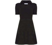 brushed-finish A-line dress