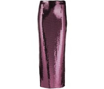 sequin-embellished maxi skirt