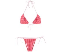 Triangel-Bikini mit Print