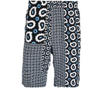 Knielange Shorts mit Paisley-Print