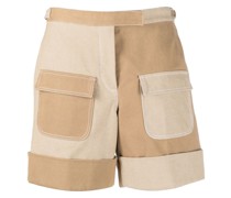 Tief sitzende Jeans-Shorts