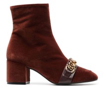 Stiefeletten mit Kettendetail