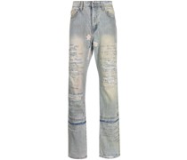 Gerade Jeans im Distressed-Look
