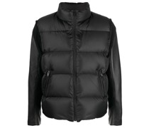 Gefütterte Jacke mit Kontrastärmeln