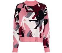 Prancing Horse Jacquard-Pullover