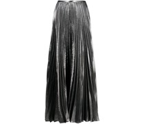 Henley Maxirock im Metallic-Look