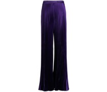 Plissierte Bisous Hose aus Satin