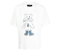 T-Shirt mit Willy-Print