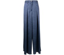 Weite Hose mit Falten