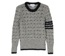4-Bar cable-knit Pullover
