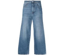 Weite Cropped-Jeans