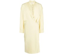Drapiertes Hemdkleid