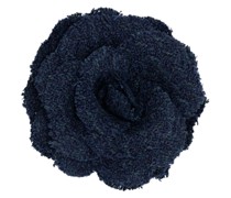 Florale Tweed-Brosche