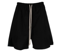 drawstring track shorts