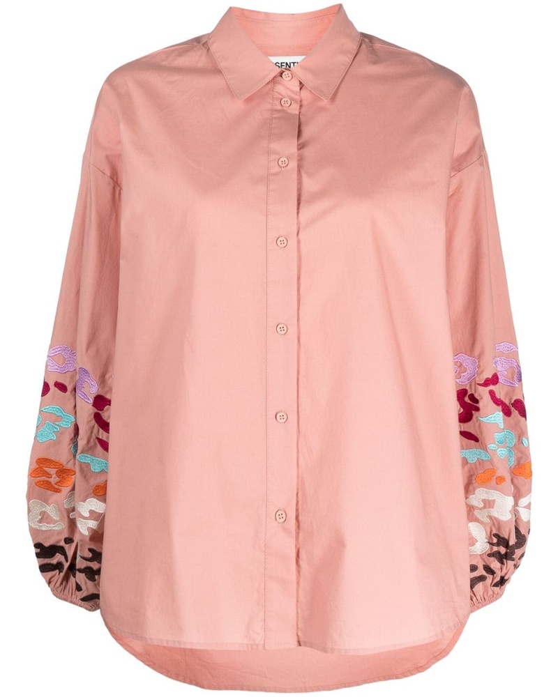 Essentiel Damen Hemd mit Stickerei