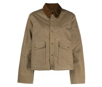 Fleur coated cotton jacket