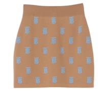Minirock mit Monogramm-Print