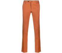 low-rise straight-leg trousers