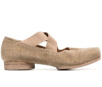 Ballerinas mit eckiger Kappe