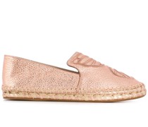 Espadrilles mit Stickerei