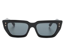 Cat-Eye-Sonnenbrille mit Nieten