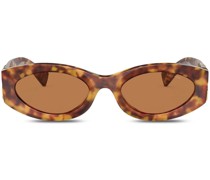 Cat-Eye-Sonnenbrille in Schildpattoptik
