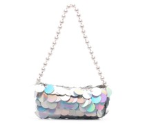 Nuit Schultertasche mit Pailletten