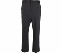 Cropped-Hose mit Bügelfalten