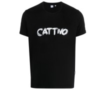 T-Shirt mit "Cattivo"-Print