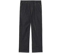 Gerade Jeans im Distressed-Look