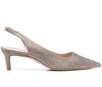 Pumps mit Glitzerapplikationen
