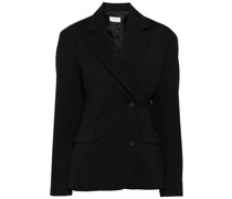 tailored double-breasted blazer
