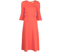 Midikleid mit rundem Ausschnitt