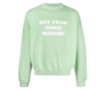 Sweatshirt mit Slogan-Print