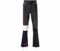 Bootcut-Jeans im Patchwork-Look