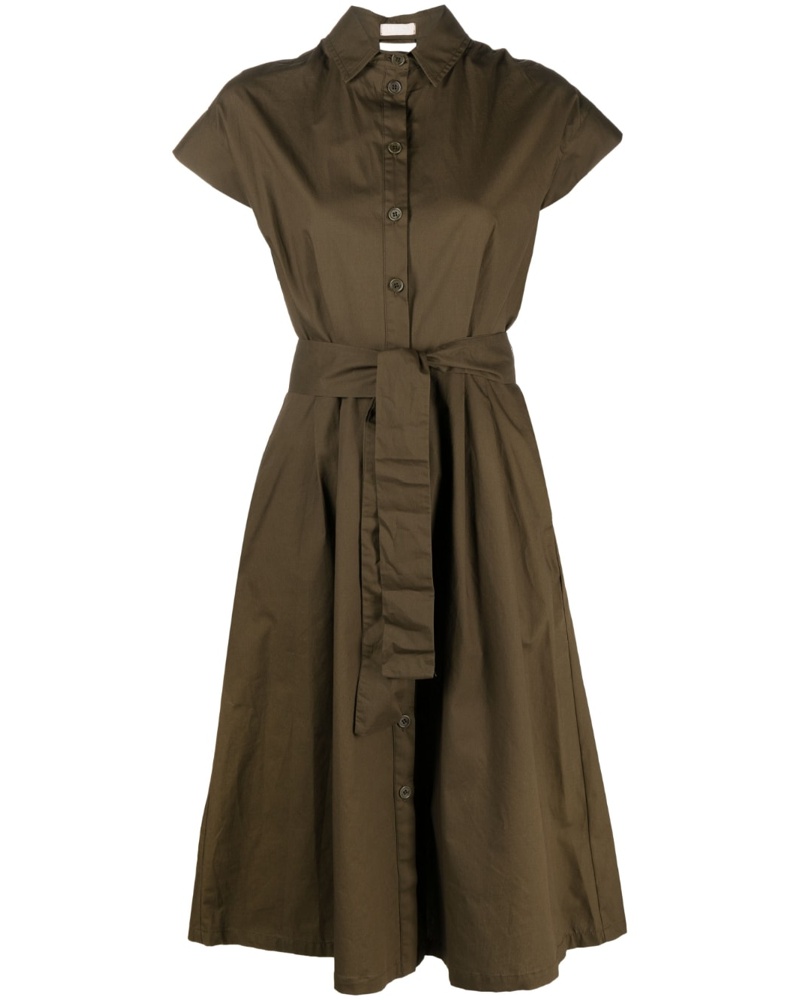 Liu Jo Damen Hemdkleid mit Taillengürtel